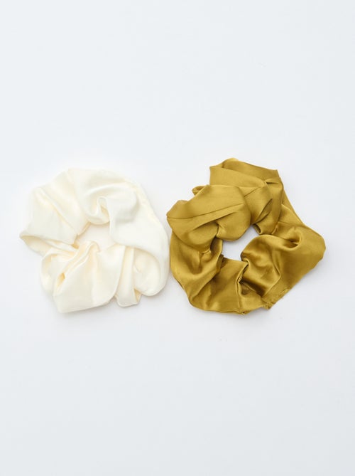 Pack de 2 coleteros satinados - Kiabi