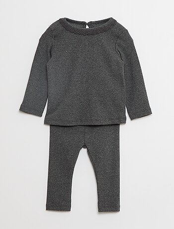 pack de 2 conjuntos camiseta + leggings - 2 piezas