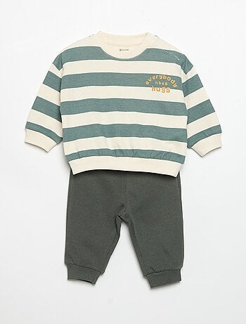 Pack de 2 conjuntos de 2 piezas - sudadera + pantalón
