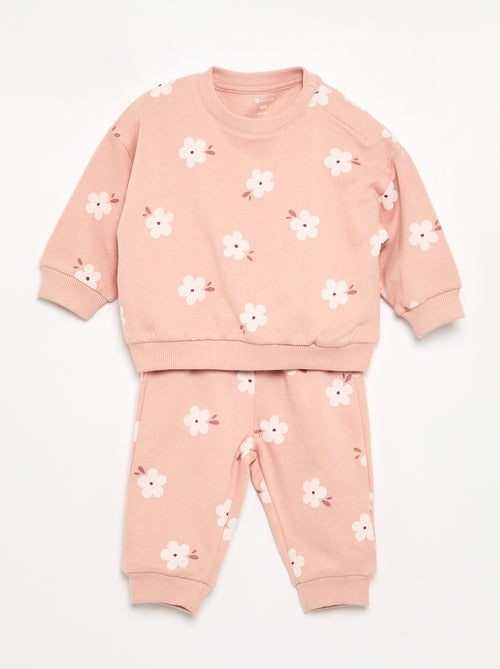 Pack de 2 conjuntos de 2 piezas - sudadera + pantalón - Kiabi