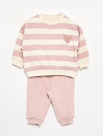 Pack de 2 conjuntos de 2 piezas - sudadera + pantalón