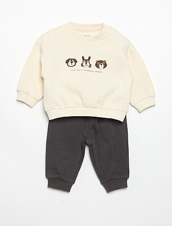Pack de 2 conjuntos de 2 piezas - sudadera + pantalón