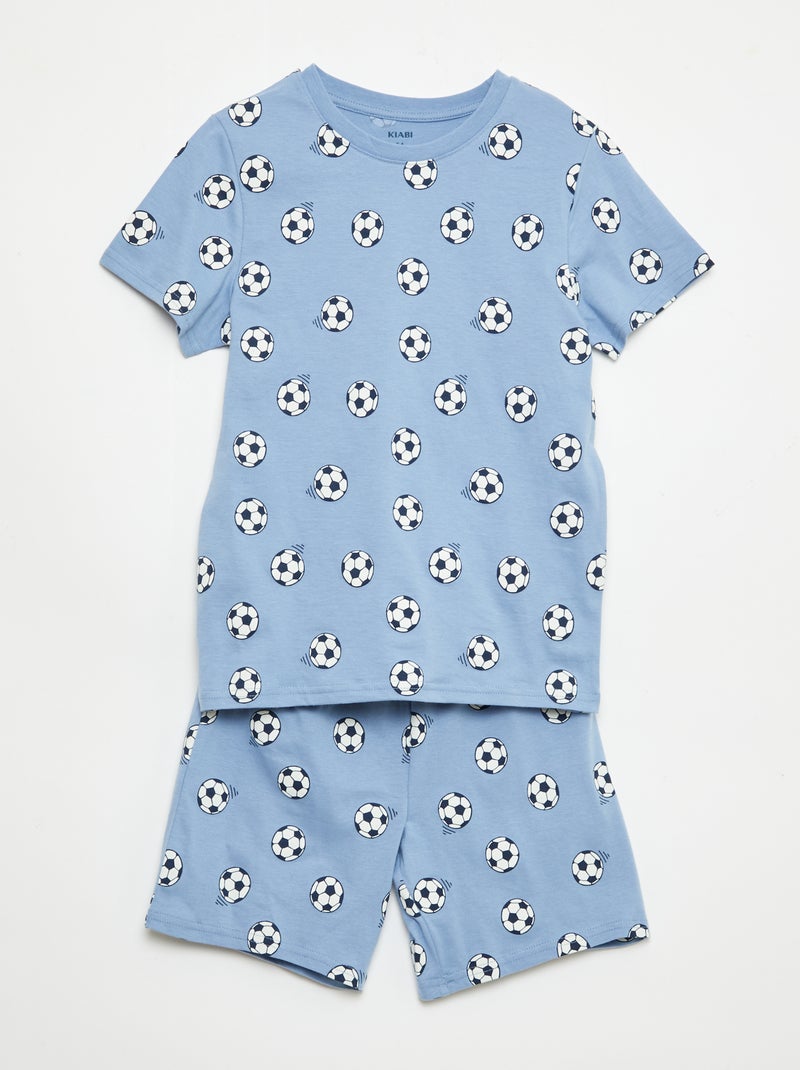 Pack de 2 conjuntos de pijama Azul - Kiabi
