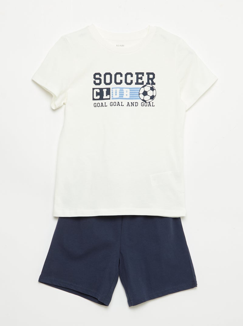 Pack de 2 conjuntos de pijama Azul - Kiabi