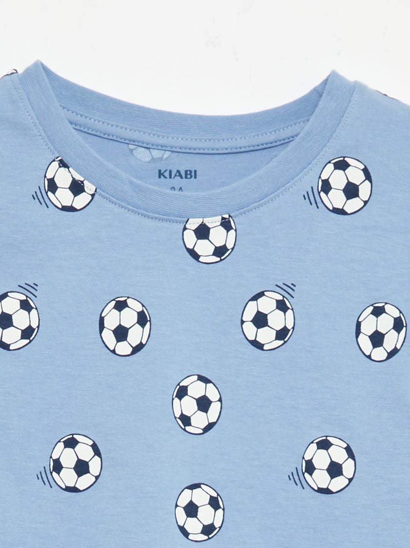Pack de 2 conjuntos de pijama Azul - Kiabi
