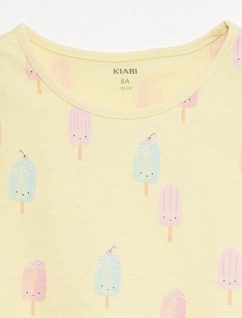 Pack de 2 conjuntos de pijama corto en punto de algodón