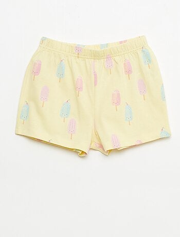 Pack de 2 conjuntos de pijama corto en punto de algodón