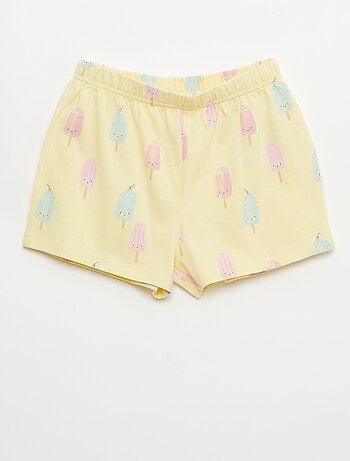 Pack de 2 conjuntos de pijama corto en punto de algodón