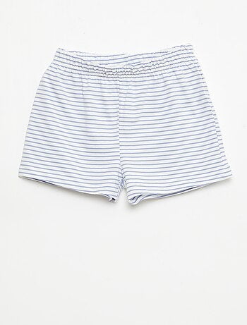 Pack de 2 conjuntos de pijama corto en punto de algodón