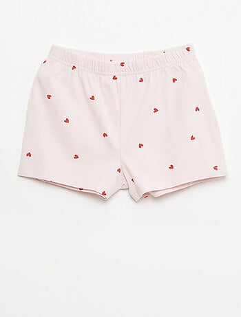 Pack de 2 conjuntos de pijama corto en punto de algodón