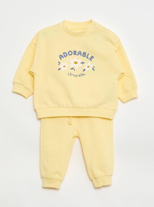 Pack de 2 conjuntos jersey + pantalón de algodón - Kiabi