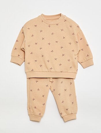 pack de 2 conjuntos jersey + pantalón en algodón