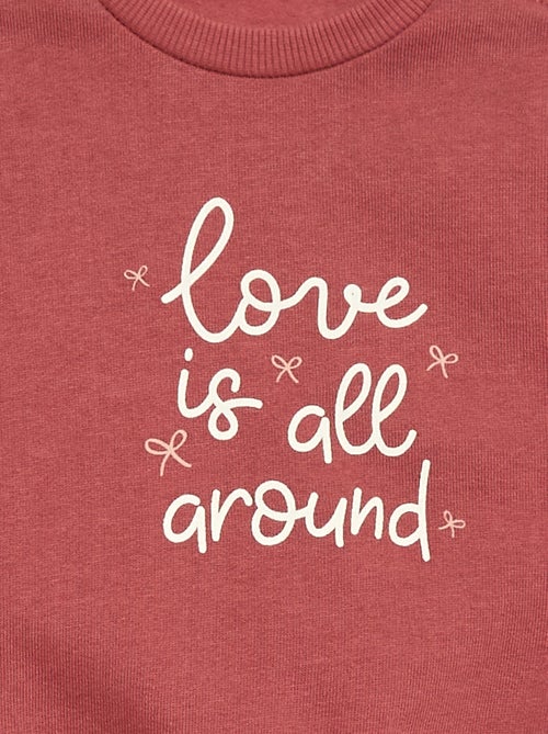 Pack de 2 conjuntos jersey + pantalón de algodón - Kiabi