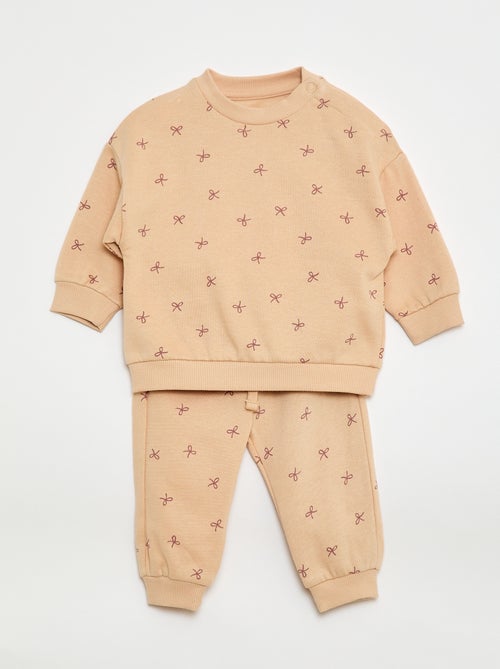 Pack de 2 conjuntos jersey + pantalón de algodón - Kiabi