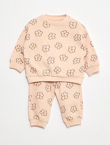 pack de 2 conjuntos jersey + pantalón en algodón