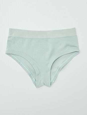 Pack de 2 culotes acanalados