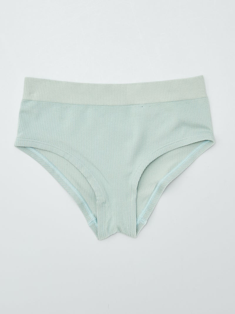 Pack de 2 culotes acanalados ROSA - Kiabi