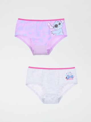 Pack de 2 culotes 'Stitch'