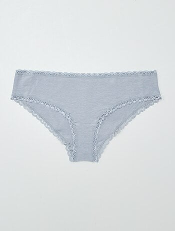 Pack de 2 culottes de algodón