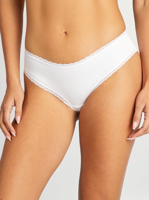 Pack de 2 culottes de algodón - Kiabi