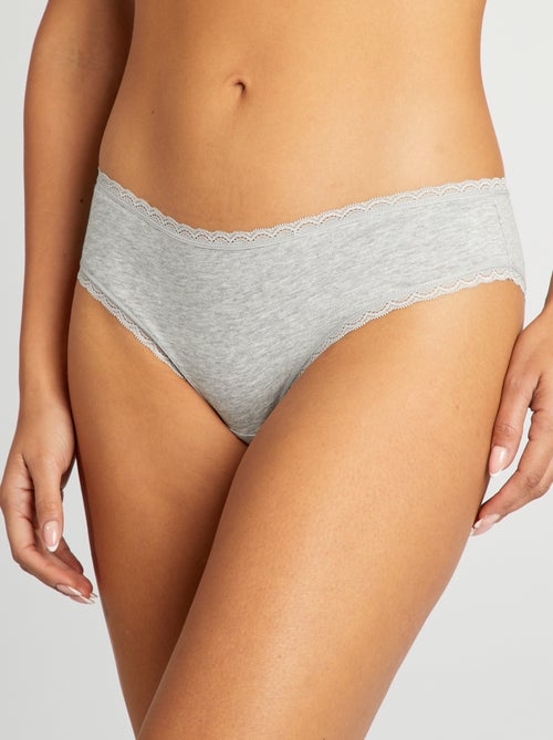 Pack de 2 culottes de algodón - Kiabi