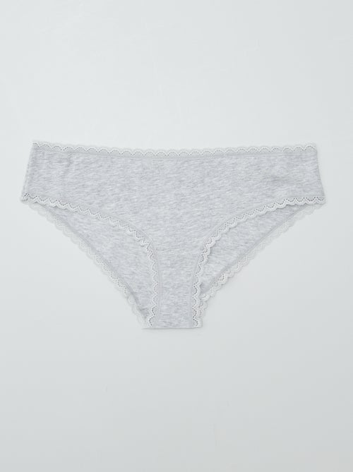 Pack de 2 culottes de algodón - Kiabi