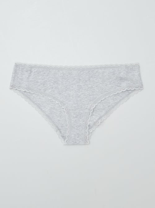 Pack de 2 culottes de algodón - Kiabi