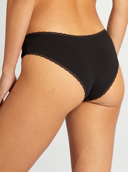 Pack de 2 culottes de algodón - Kiabi