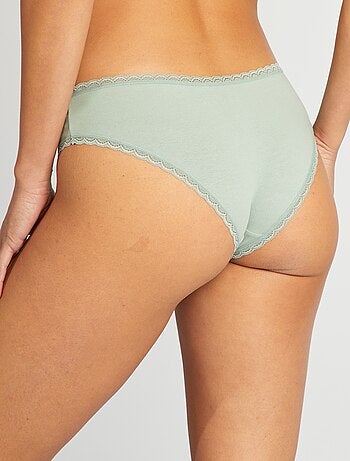 Pack de 2 culottes de algodón