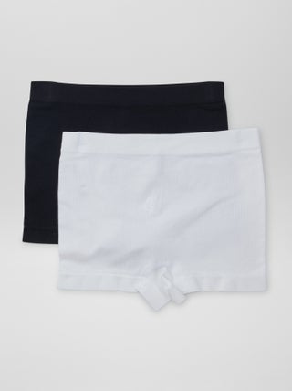 Pack de 2 culottes de punto de canalé