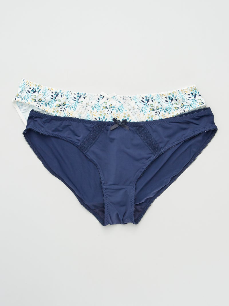 Pack de 2 culottes 'Envie de Lingerie' BEIGE - Kiabi
