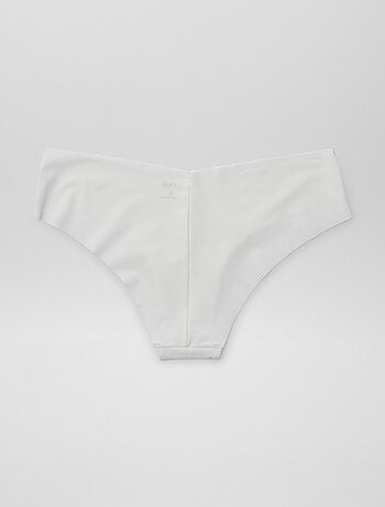 Pack de 2 culottes invisibles de microfibra
