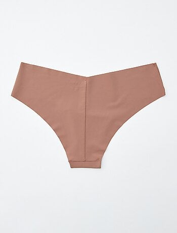 Pack de 2 culottes invisibles de microfibra