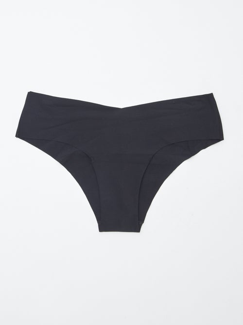 Pack de 2 culottes invisibles de microfibra - Kiabi