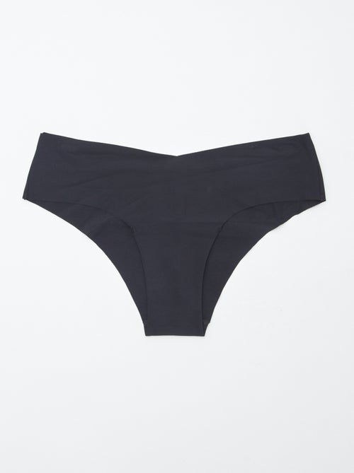 Pack de 2 culottes invisibles de microfibra - Kiabi