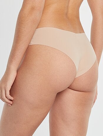 Pack de 2 culottes invisibles de microfibra
