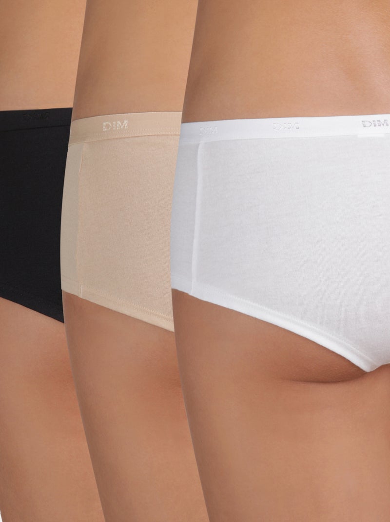 Pack de 2 culottes lisos de 'DIM' BLANCO - Kiabi