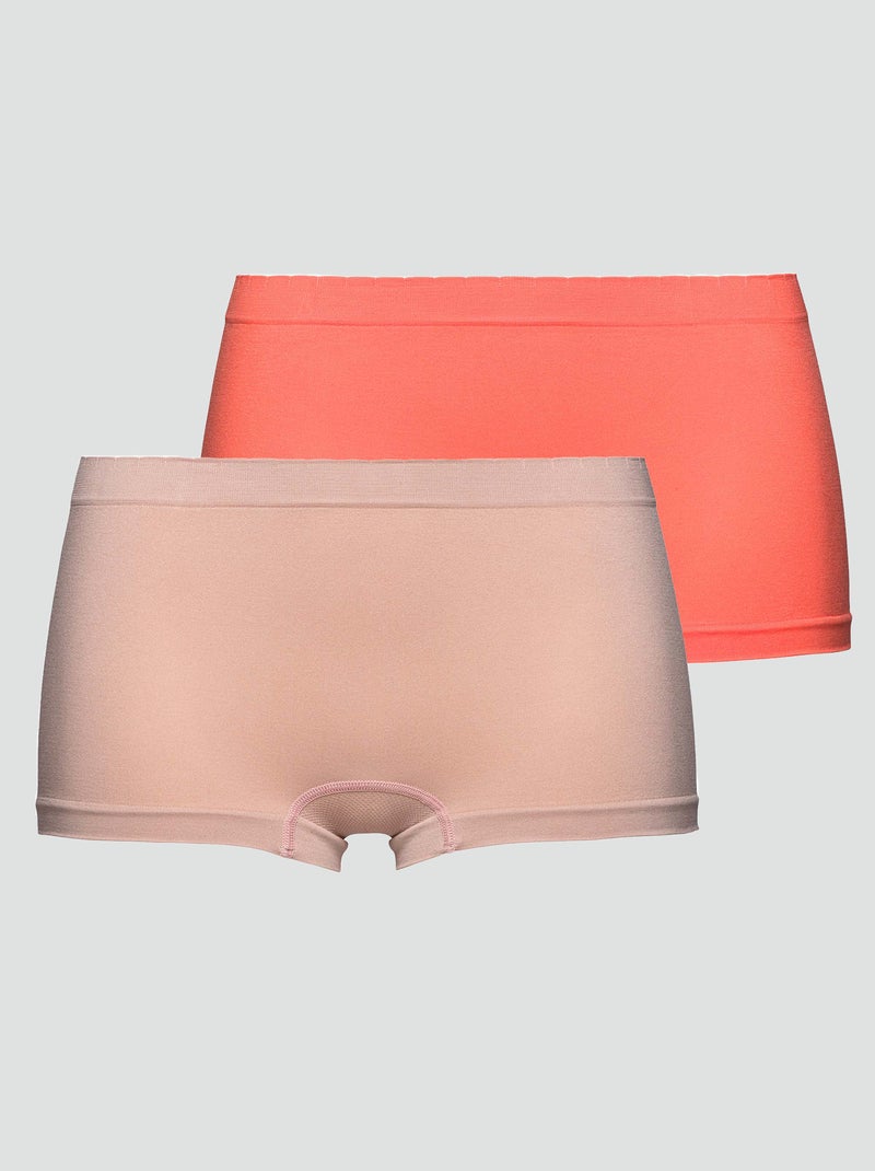 Pack de 2 culottes sin costuras 'Billet Doux' BEIGE - Kiabi