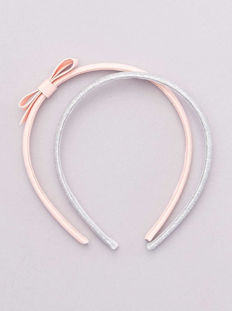 Pack de 2 diademas BLANCO - Kiabi