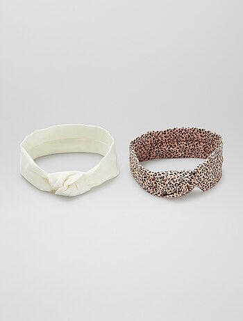 Pack de 2 diademas con lazo