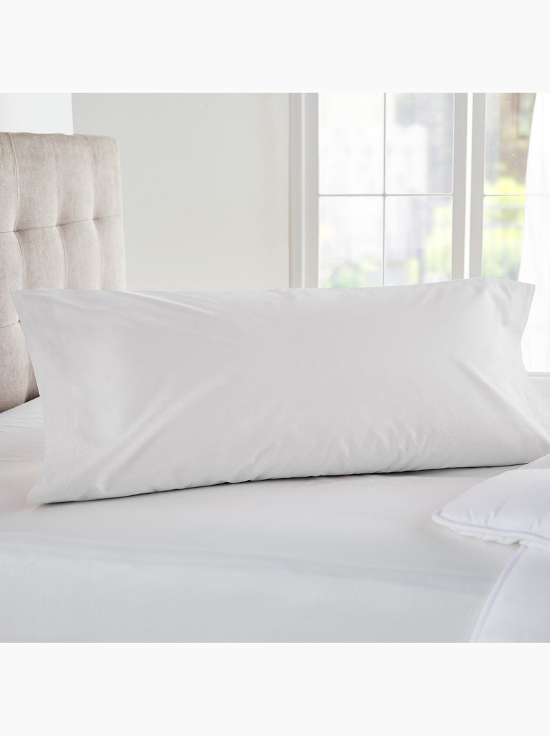 Pack de 2 fundas de almohada 100% algodón Blanco - Kiabi