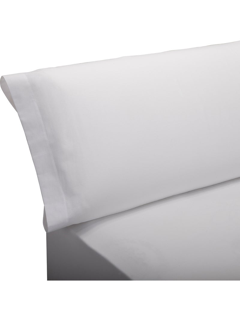 Pack de 2 fundas de almohada 100% algodón Blanco - Kiabi