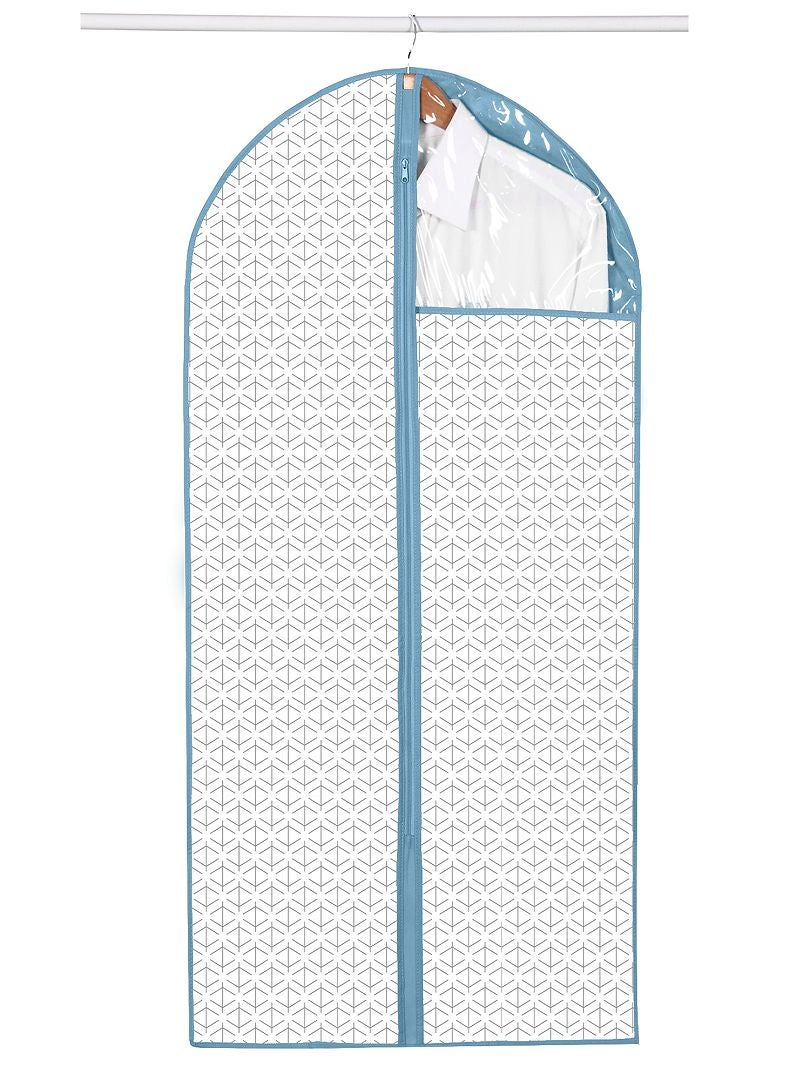Pack de 2 fundas de tela para ropa - blanco/azul - Kiabi - 8.00€