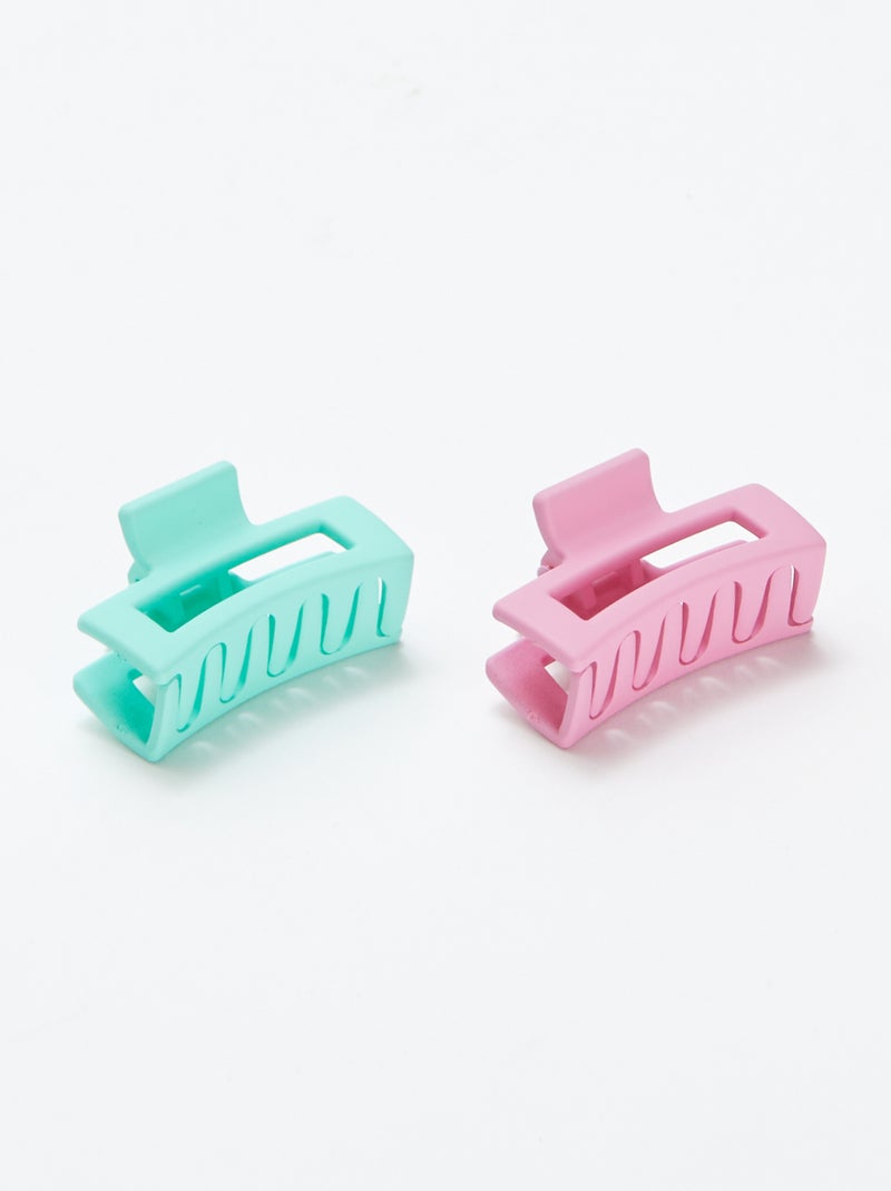 Pack de 2 gomas + 2 pinzas ROSA - Kiabi