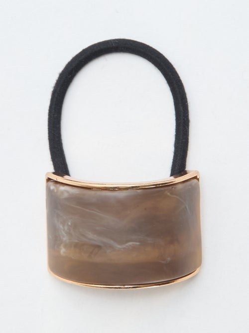 Pack de 2 gomas para el pelo con abalorios - Kiabi