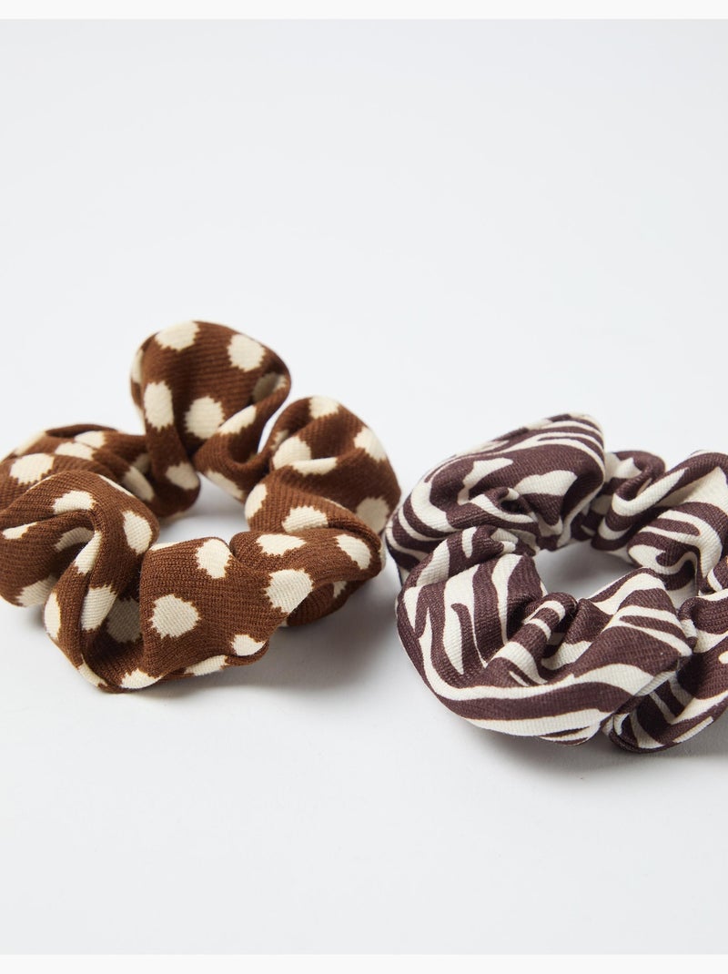 Pack de 2 gomas para el pelo, MO Fashion Marrón - Kiabi