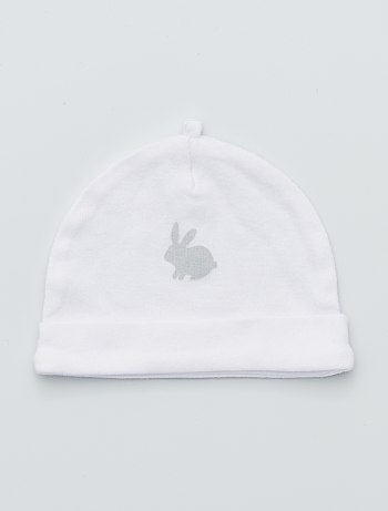 Pack de 2 gorros de algodón orgánico - Kiabi