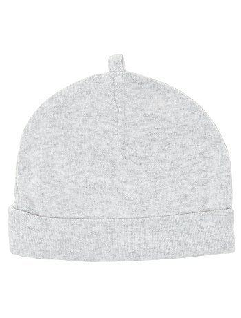 Pack de 2 gorros de algodón orgánico - Kiabi