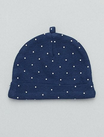 Pack de 2 gorros de algodón orgánico - Kiabi
