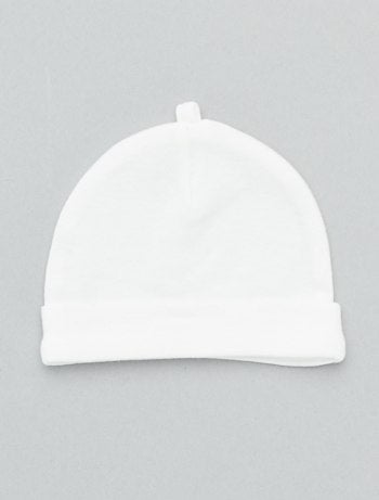 Pack de 2 gorros de algodón orgánico - Kiabi